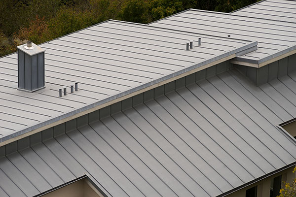 Commercial building roof survey image of Roof from above
