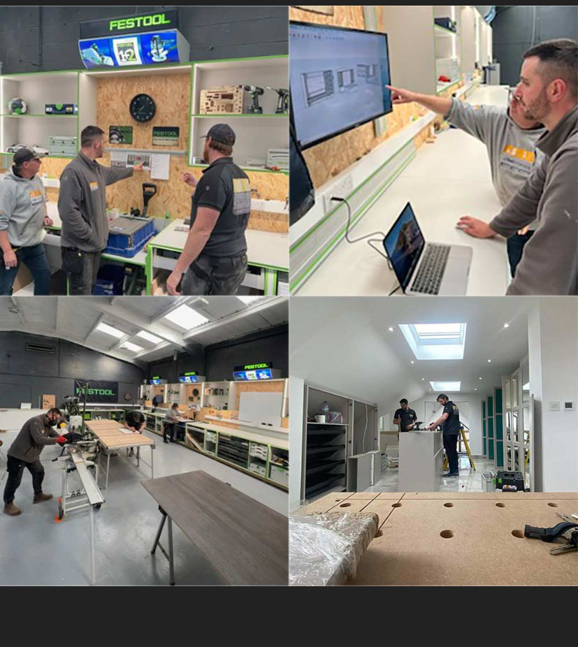 JBell Interiors bespoke fitted furniture website homepage