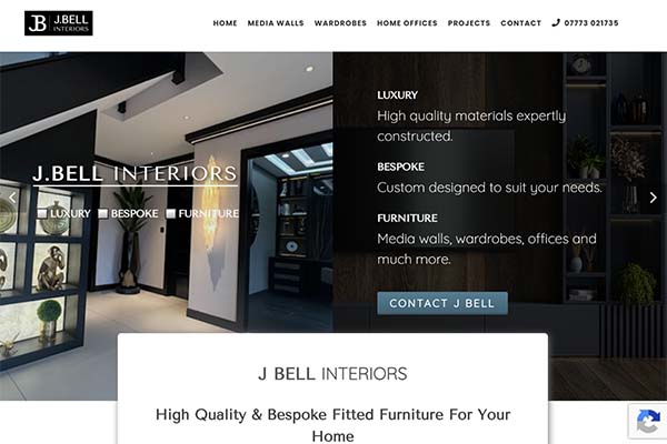 JBell Interiors Website