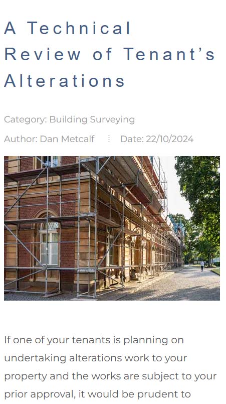WGM Building Consultancy website displayed on a mobile phone